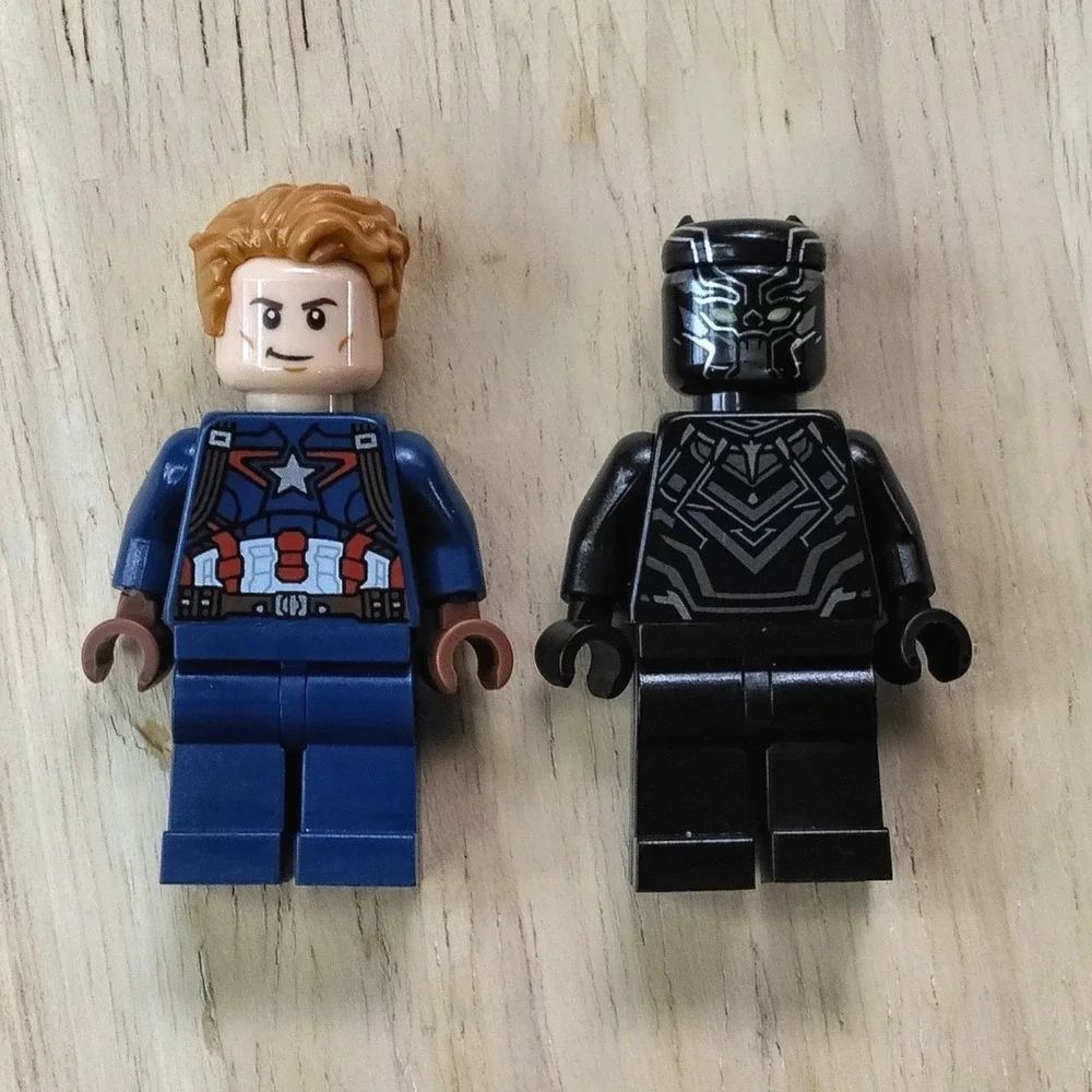 LEGO Marvel Avengers Minifigures Captain America Black Panther Super Heroes